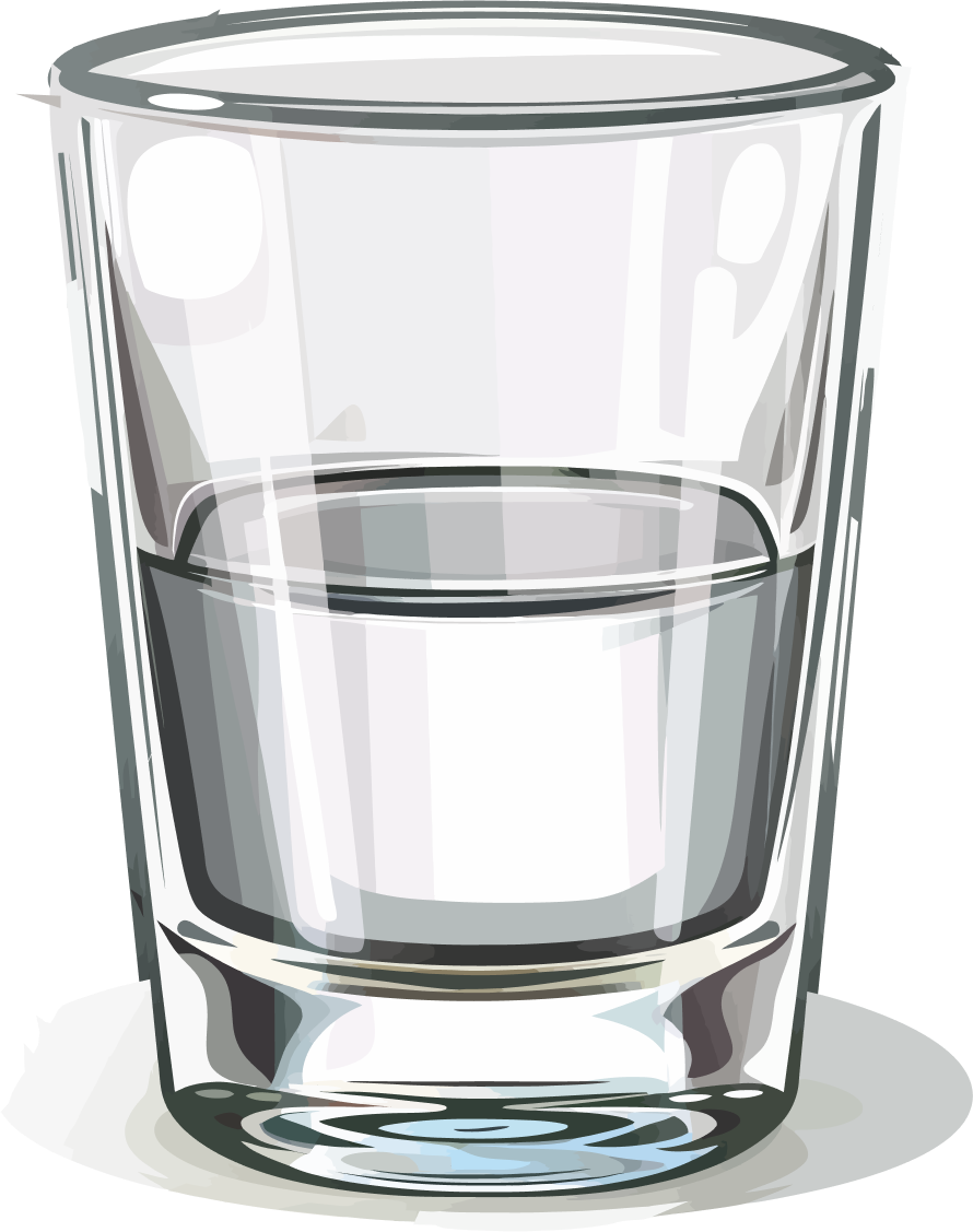 glass of water
